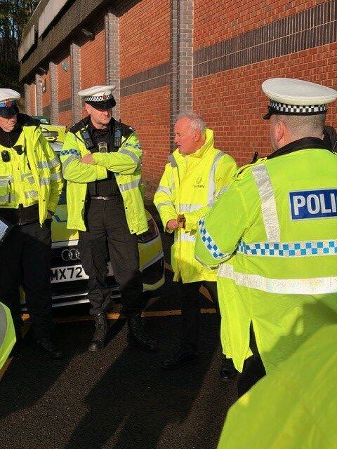 TyreSafe Chair Stuart Lovatt at the Operation Considerate briefing