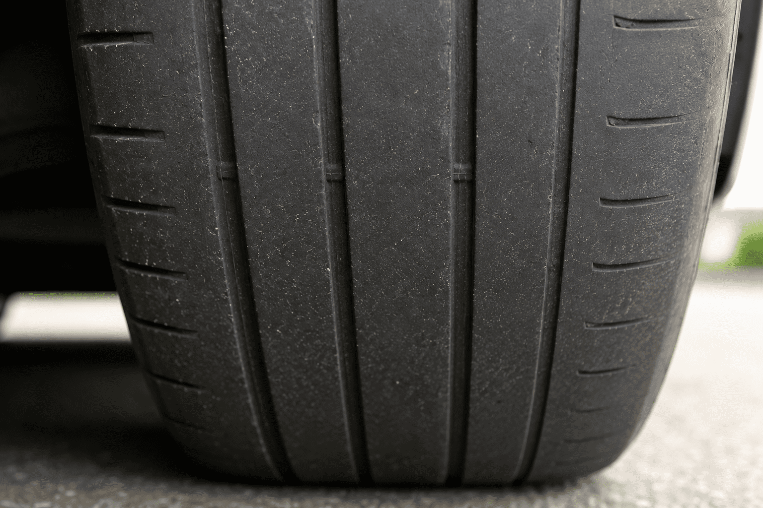 Tyre close to legal limit