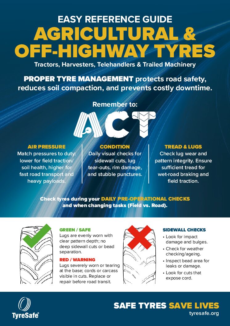 Download Agricultural & Off-Highway Tyre Safety Guide (PDF)