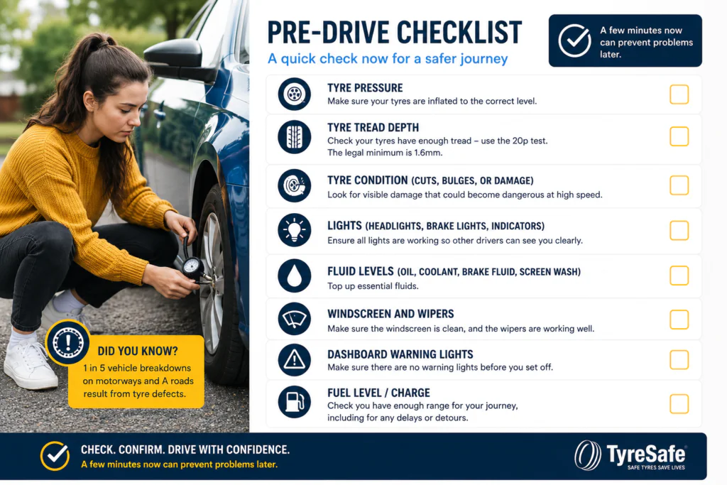 Pre-drive checklist